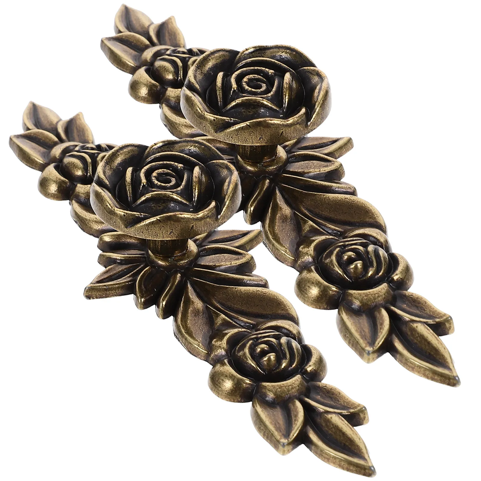 2Pcs Decorative Drawer Pull Handle Vintage Single Hole Cabinet Knob Fine Craftsmanship Rose Design for Home Furniture Renovation
2Pcs Decorative Drawer Pull Handle Vintage Single Hole Cabinet Knob Fine Craftsmanship Rose Design for Home Furniture Renovation