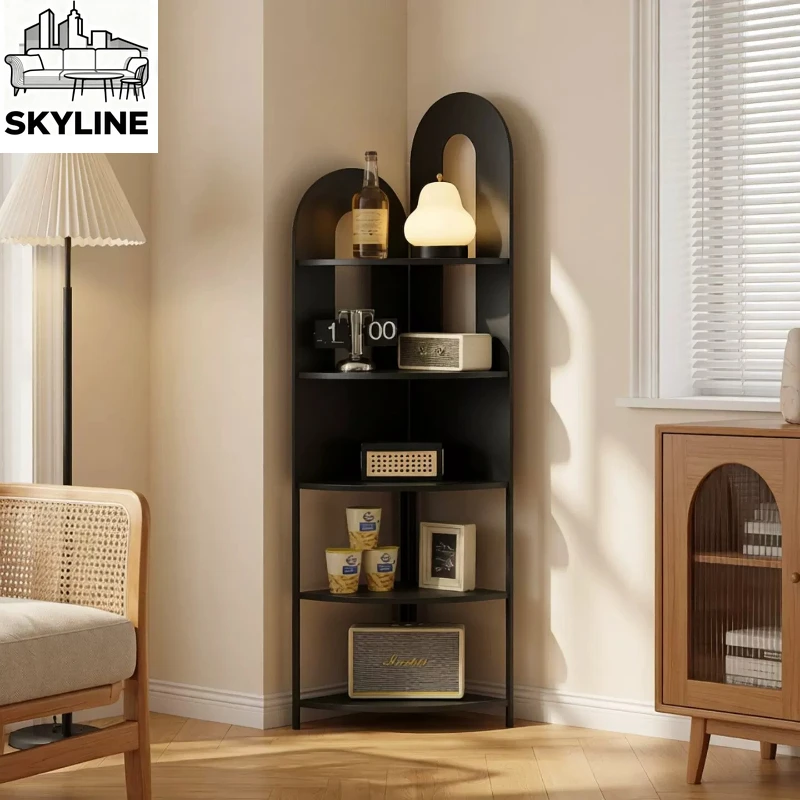Corner bookshelf Multi-layer wall-to-wall floor storage shelf Living room corner storage bookcase
Corner bookshelf Multi-layer wall-to-wall floor storage shelf Living room corner storage bookcase