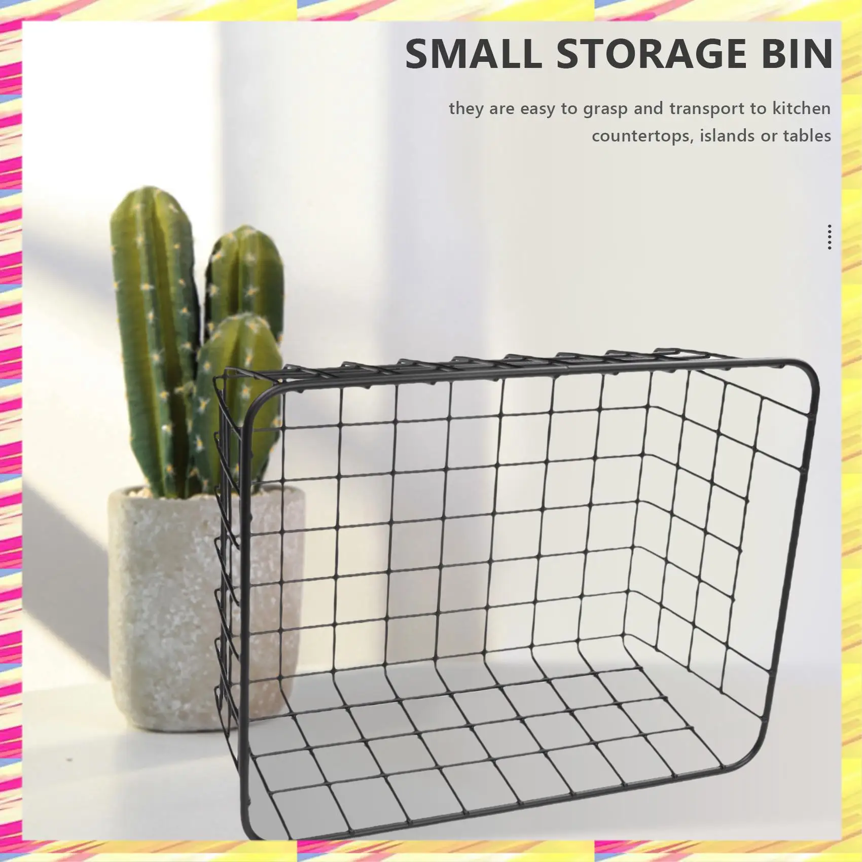 ABJJ 2 Pack Wire Storage Baskets, Farmhouse Metal Wire Basket Freezer Storage Organizer Bins With Handles
ABJJ 2 Pack Wire Storage Baskets, Farmhouse Metal Wire Basket Freezer Storage Organizer Bins With Handles