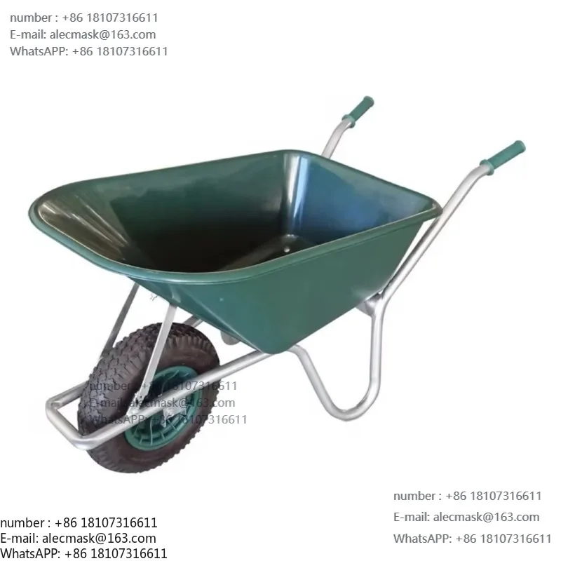 Pneumatic wheels for farm garden construction Metal garden trolley
Pneumatic wheels for farm garden construction Metal garden trolley