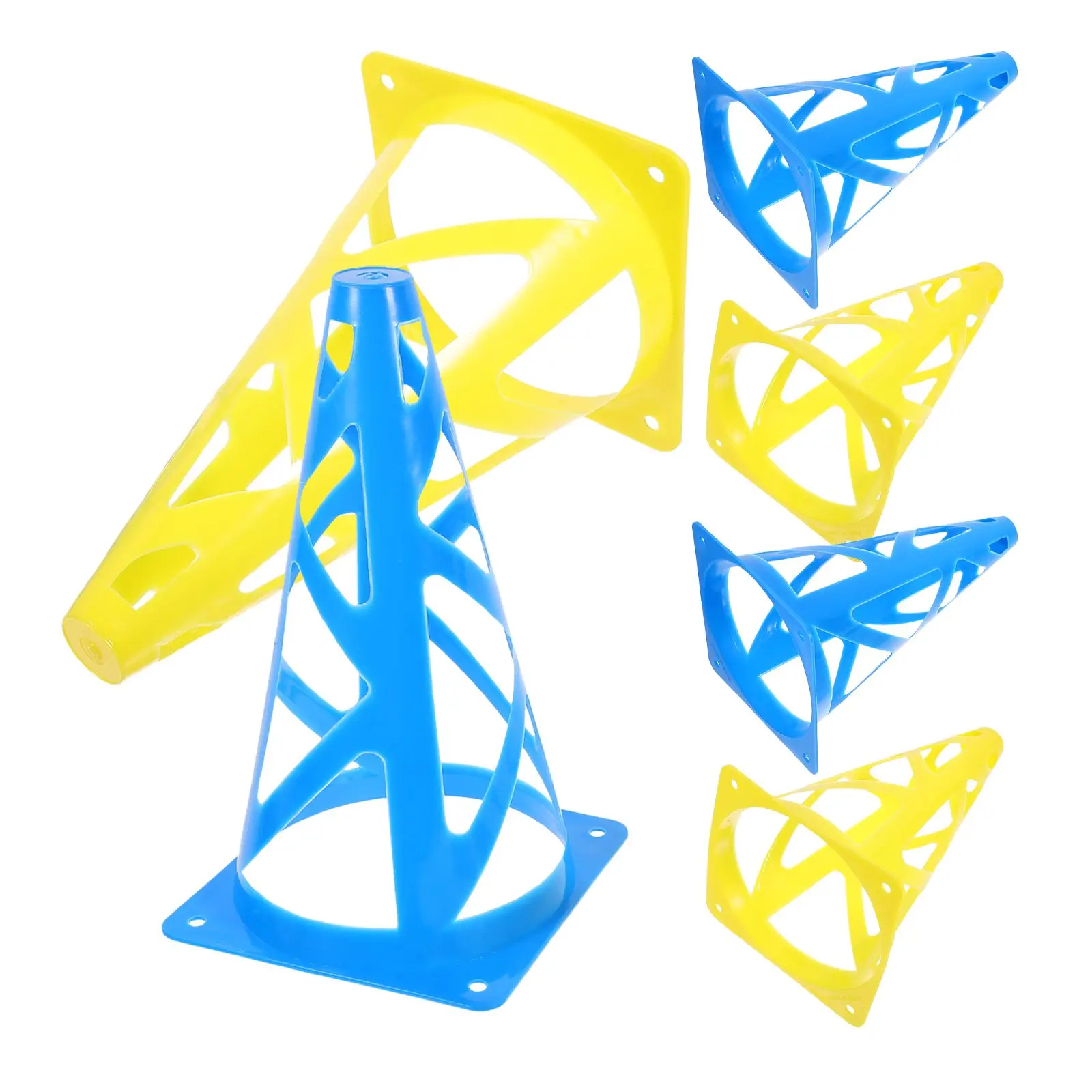 6 Pcs Training Cones for Soccer Practice Equipment Hollow Out Pp Football Small Sports
6 Pcs Training Cones for Soccer Practice Equipment Hollow Out Pp Football Small Sports