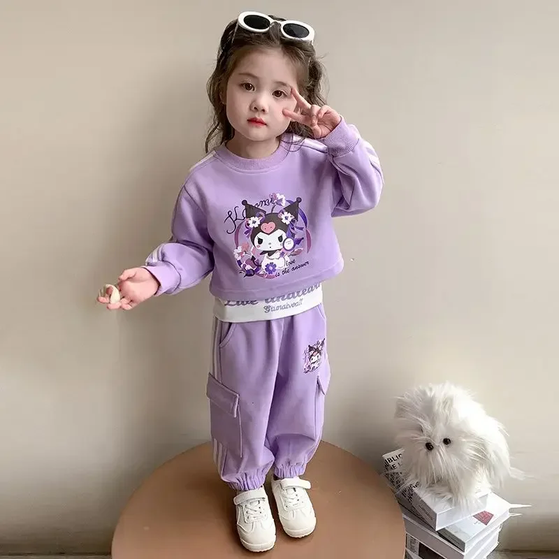 Kuromi Anime Anime Kawaii MINISO Long Sleeve Shirt Pants Cute Spring Autumn Fashion Sports Casual Clothes Gifts for Kids
Kuromi Anime Anime Kawaii MINISO Long Sleeve Shirt Pants Cute Spring Autumn Fashion Sports Casual Clothes Gifts for Kids