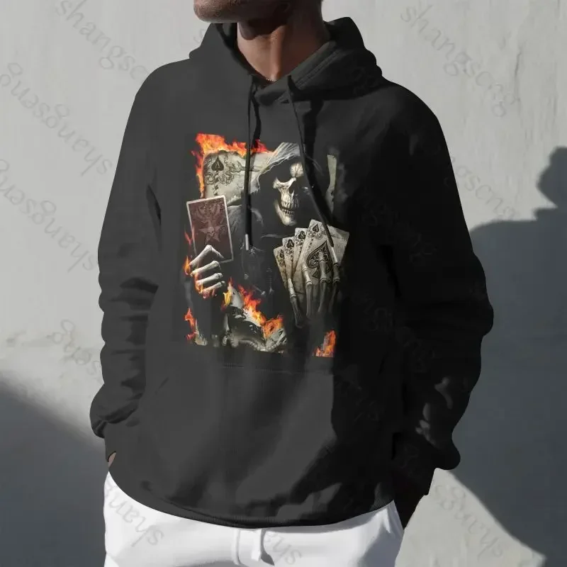 Skull horror Men's Plus Velvet Hooded Sweatshirt Hoodie Printed Unisex Sweatshirt Long Sleeve Hoodie Size M-3XL
Skull horror Men's Plus Velvet Hooded Sweatshirt Hoodie Printed Unisex Sweatshirt Long Sleeve Hoodie Size M-3XL