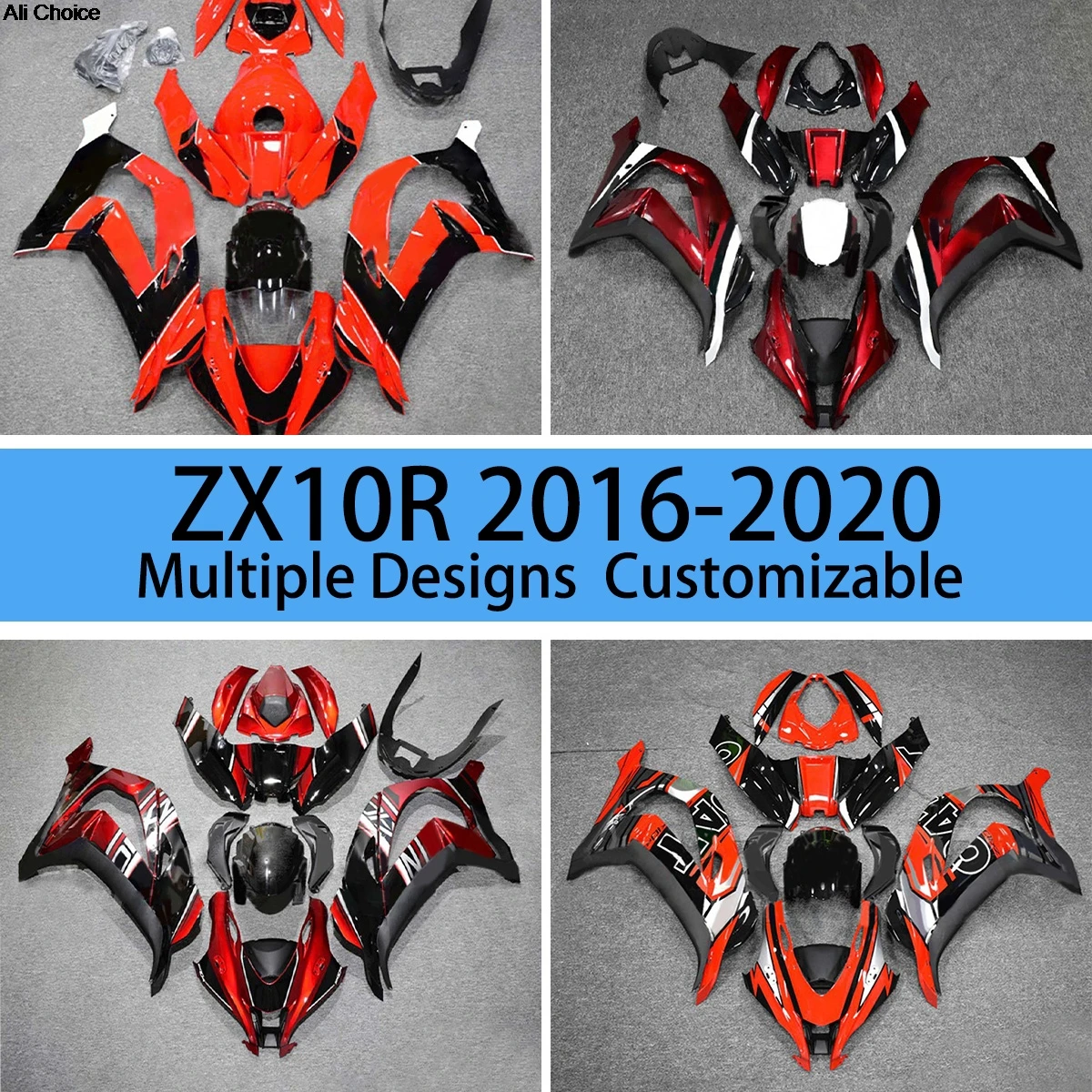Fit For Kawasaki ZX10R 2016 2017 2018 2019 2020 Fairings ZX 10R 16-20 Aftermarket Body Works Cover Motorcycle Fairing Kit
Fit For Kawasaki ZX10R 2016 2017 2018 2019 2020 Fairings ZX 10R 16-20 Aftermarket Body Works Cover Motorcycle Fairing Kit
