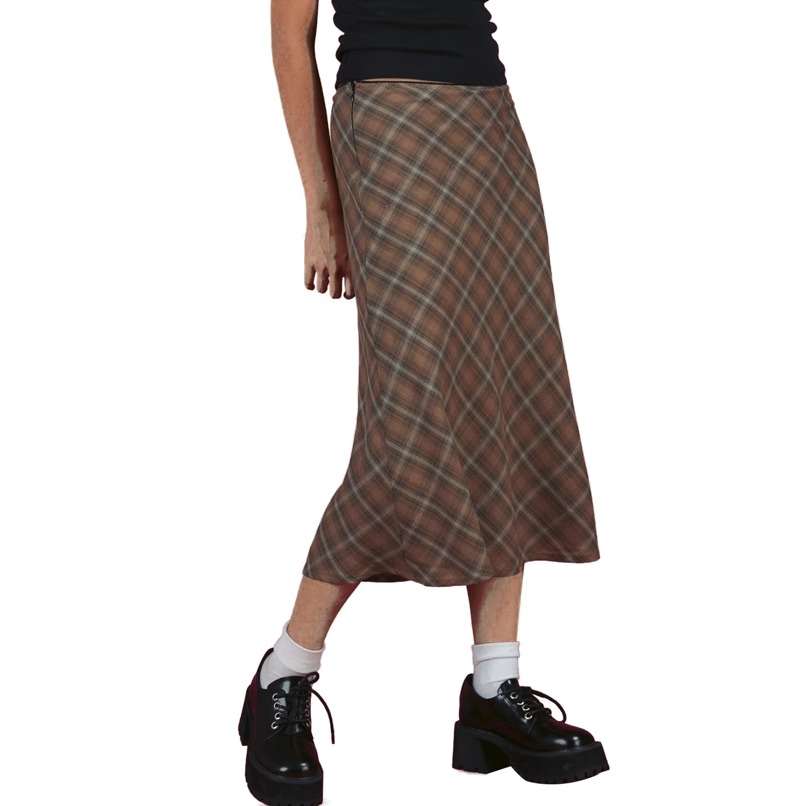 Women Skirt Summer Y2K E-Girls Streetwear Vintage 90s Plaid High Waist Brown Midi Skirts Aesthetics Printing A-Line Long Skirt
Women Skirt Summer Y2K E-Girls Streetwear Vintage 90s Plaid High Waist Brown Midi Skirts Aesthetics Printing A-Line Long Skirt