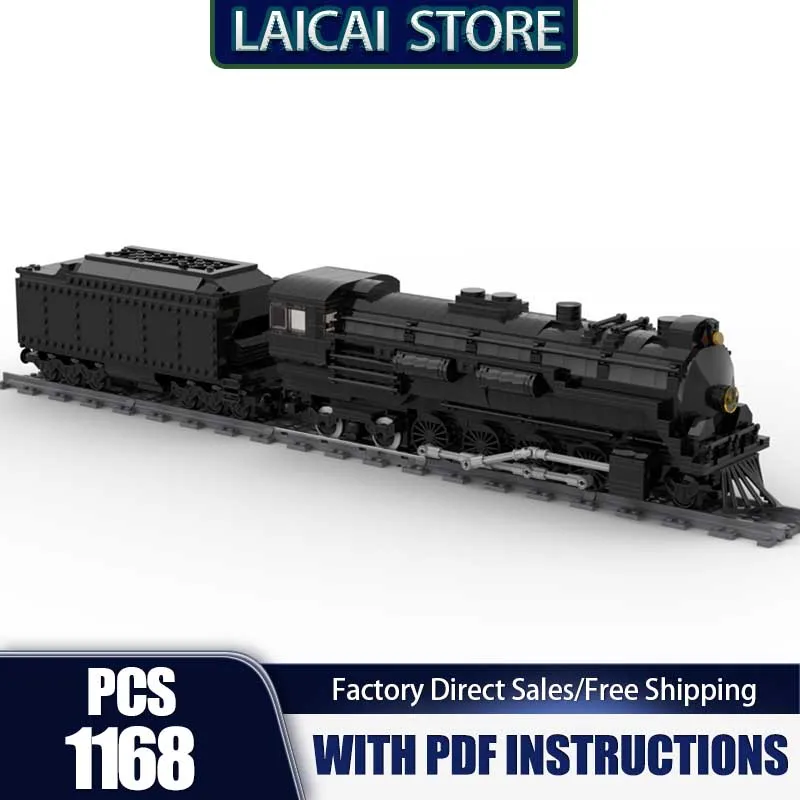 Urban Railway Train Model Moc Building Blocks 2-8-4 Locomotive Model Technology Bricks Assembly Holiday Construstion Gifts Toy
Urban Railway Train Model Moc Building Blocks 2-8-4 Locomotive Model Technology Bricks Assembly Holiday Construstion Gifts Toy