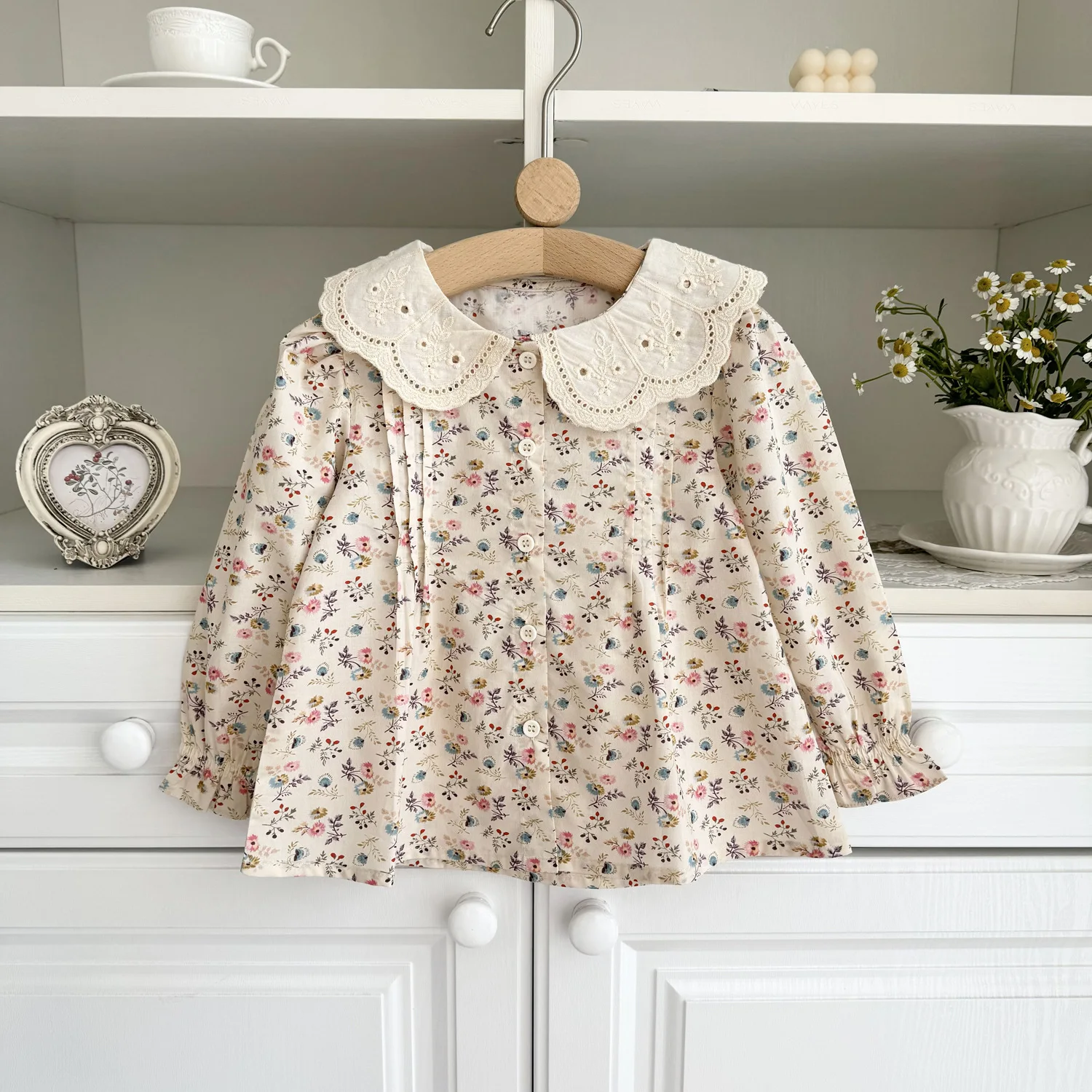 2-10Y Toddler Kids Girls Shirts Blouses Sweet Floral Printed Doll Collar Long Sleeve Shirts Spring Autumn Fashion Casual Tops
2-10Y Toddler Kids Girls Shirts Blouses Sweet Floral Printed Doll Collar Long Sleeve Shirts Spring Autumn Fashion Casual Tops