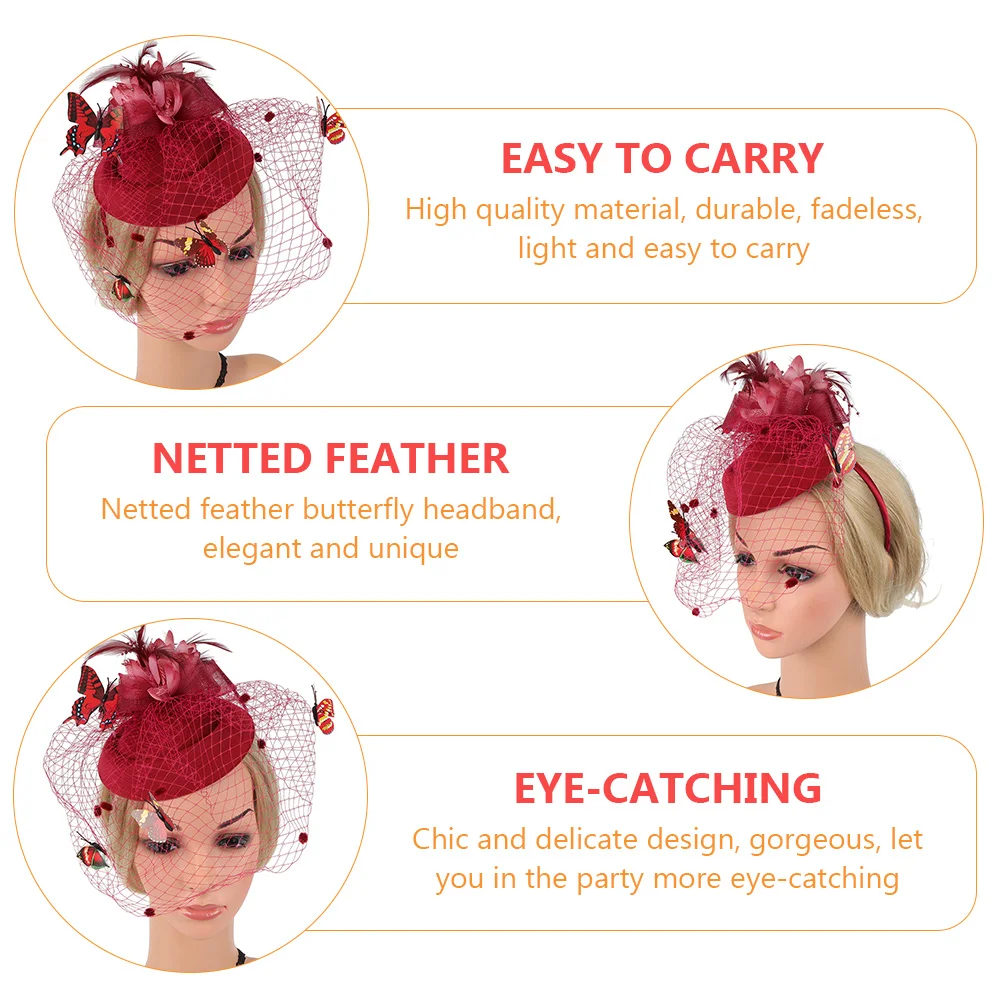 1pc Mesh Butterfly Headband Mesh Mini Hairband Durable Non-fading Wedding Party Hair Accessories Chic Headdress Yarn
1pc Mesh Butterfly Headband Mesh Mini Hairband Durable Non-fading Wedding Party Hair Accessories Chic Headdress Yarn