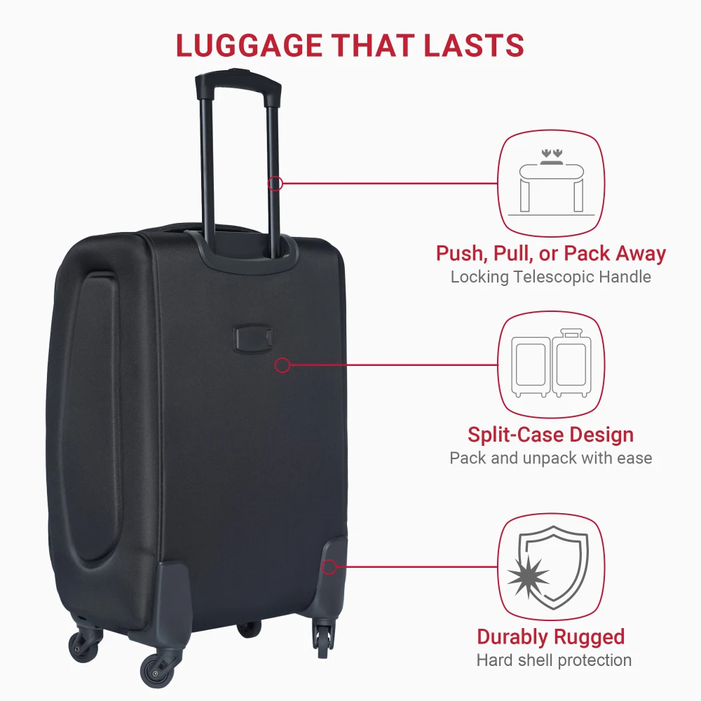Lightweight Softside 20+24 Inch Oxford Cloth Trolley Luggage Set 2 Piece No Lock Universal Wheels Rolling Luggage
Lightweight Softside 20+24 Inch Oxford Cloth Trolley Luggage Set 2 Piece No Lock Universal Wheels Rolling Luggage