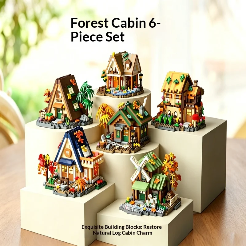Micro Particle Building Blocks Forest Tree House Building Model Toy Desktop Ornament Home Decoration Gift For Adult Friends Good
Micro Particle Building Blocks Forest Tree House Building Model Toy Desktop Ornament Home Decoration Gift For Adult Friends Good