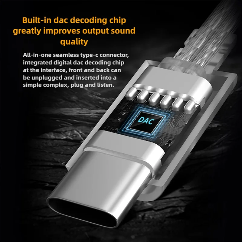 ABAC-Upgrade Wire Dual Parallel HIFI High-Purity Copper Silver Plated Earphone Cable Type-C Plug Gold Plated Pin With Mic
ABAC-Upgrade Wire Dual Parallel HIFI High-Purity Copper Silver Plated Earphone Cable Type-C Plug Gold Plated Pin With Mic