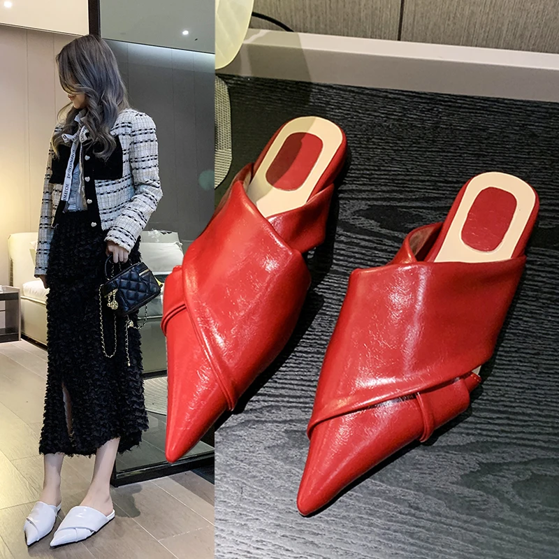 High Appearance Level Flat Square with Pointed Head Baotou Fashion All-match Comfortable Non-slip Breathable Women's Slippers
High Appearance Level Flat Square with Pointed Head Baotou Fashion All-match Comfortable Non-slip Breathable Women's Slippers