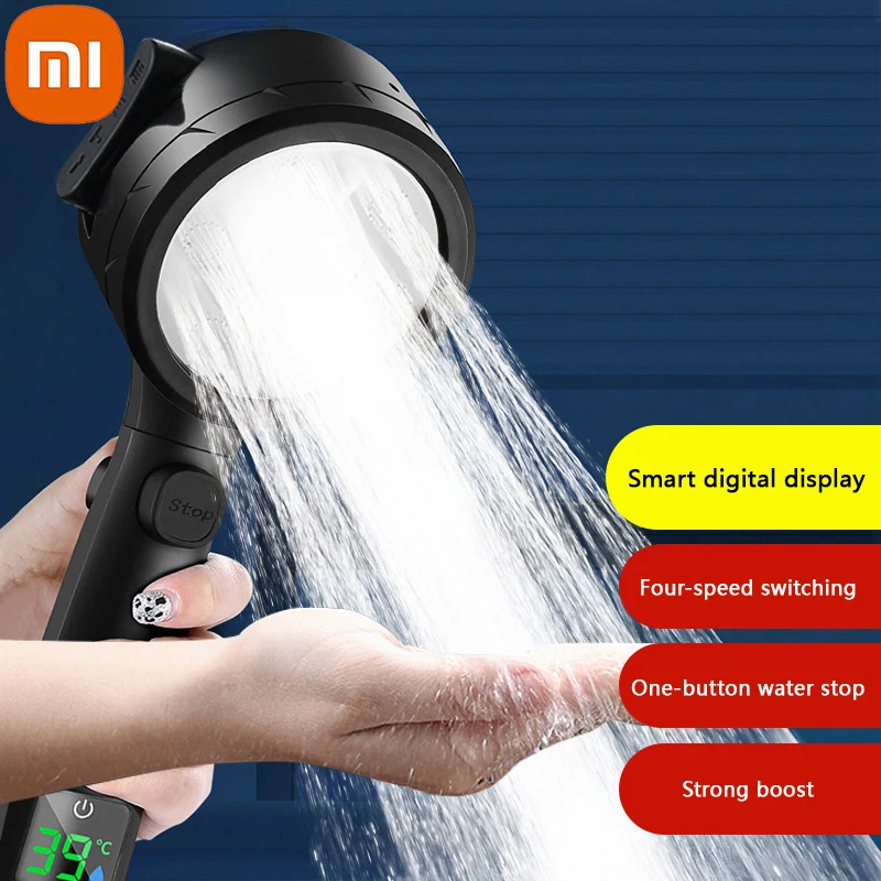 Насадка для душа высокого давления Xiaomi, водосберегающая насадка для душа, регулируемый распылитель под давлением, светодиодный цифровой дисплей температуры, ванная комната
Насадка для душа высокого давления Xiaomi, водосберегающая насадка для душа, регулируемый распылитель под давлением, светодиодный цифровой дисплей температуры, ванная комната