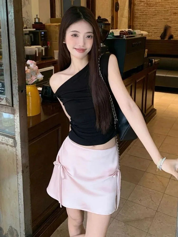 Skirts Women Bow Bandage Sweet High Waist Fashion Sexy Spring Sumer Solid Slim Mini Skirt Female Casual Club French Style
Skirts Women Bow Bandage Sweet High Waist Fashion Sexy Spring Sumer Solid Slim Mini Skirt Female Casual Club French Style