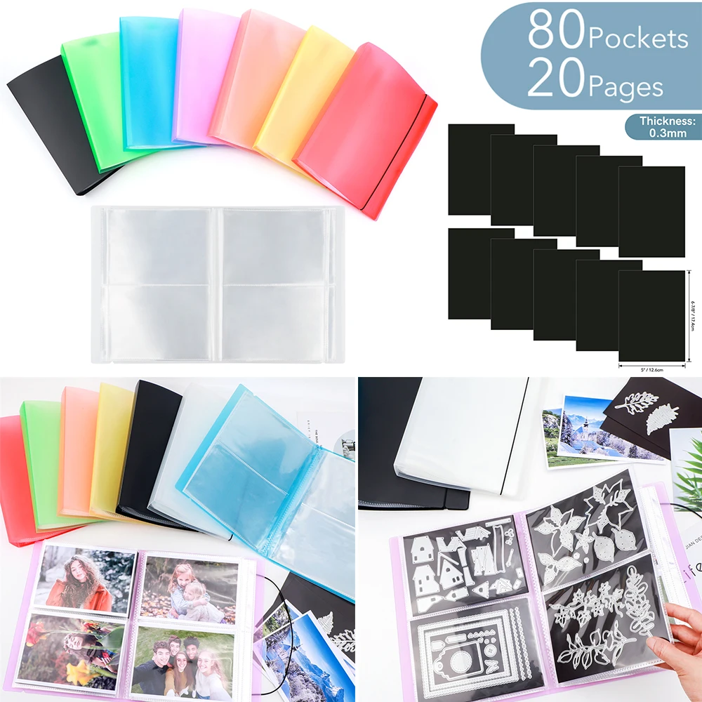 8.1x11inch Large Photo Storage Album Plastic Envelopes Pockets for DIY Crafts Stamp& Cutting Dies Storage Book Organizer Folder
8.1x11inch Large Photo Storage Album Plastic Envelopes Pockets for DIY Crafts Stamp& Cutting Dies Storage Book Organizer Folder