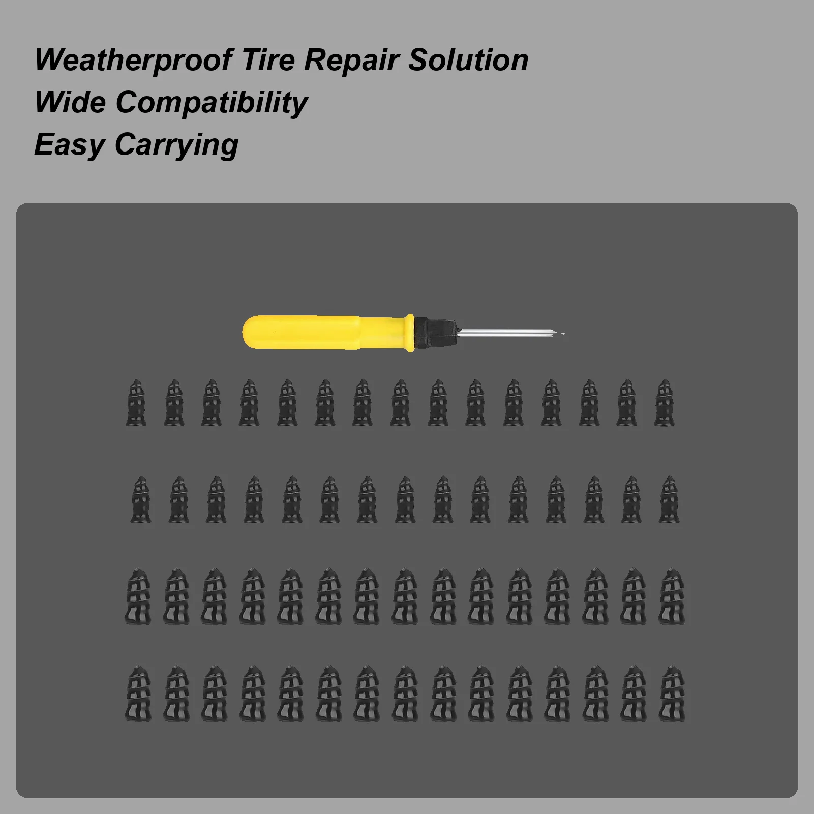 Tire Repair Rubber Nail Self-Service Car Wheel Puncture Repair Screws With Screwdriver Puncture Tool Plugs Studs For Car Tractor
Tire Repair Rubber Nail Self-Service Car Wheel Puncture Repair Screws With Screwdriver Puncture Tool Plugs Studs For Car Tractor