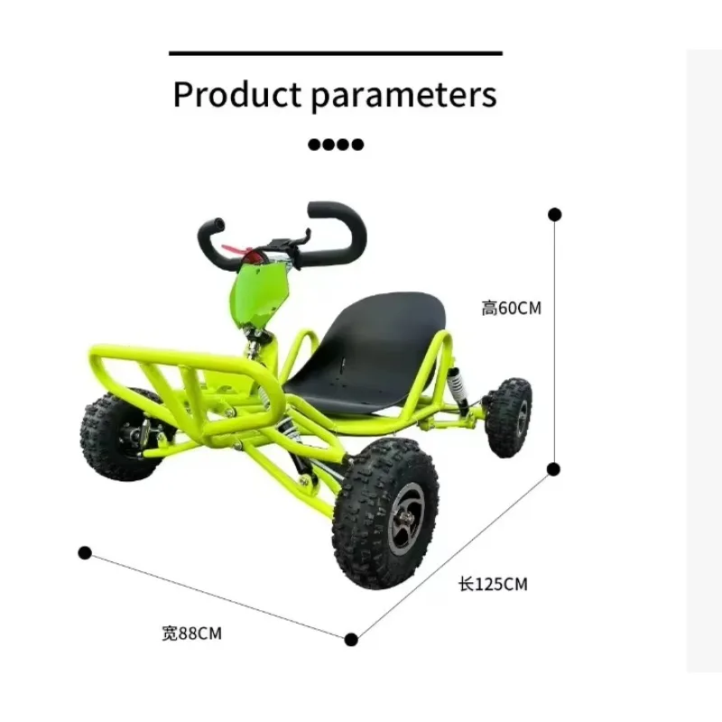 New Outdoor 90CC Gas Pedal Go Kart All-Terrain UTV Beach Drifting Two-Stroke Engine 25km/h Max Speed 10inch Wheels Chain Drive
New Outdoor 90CC Gas Pedal Go Kart All-Terrain UTV Beach Drifting Two-Stroke Engine 25km/h Max Speed 10inch Wheels Chain Drive