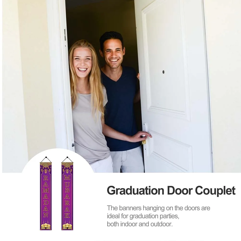 Eid Fitr Door Couplets Porch Banner Mubarak Decor Ramadan Purple Polyester Lightweight Party Supplies Home Office
Eid Fitr Door Couplets Porch Banner Mubarak Decor Ramadan Purple Polyester Lightweight Party Supplies Home Office