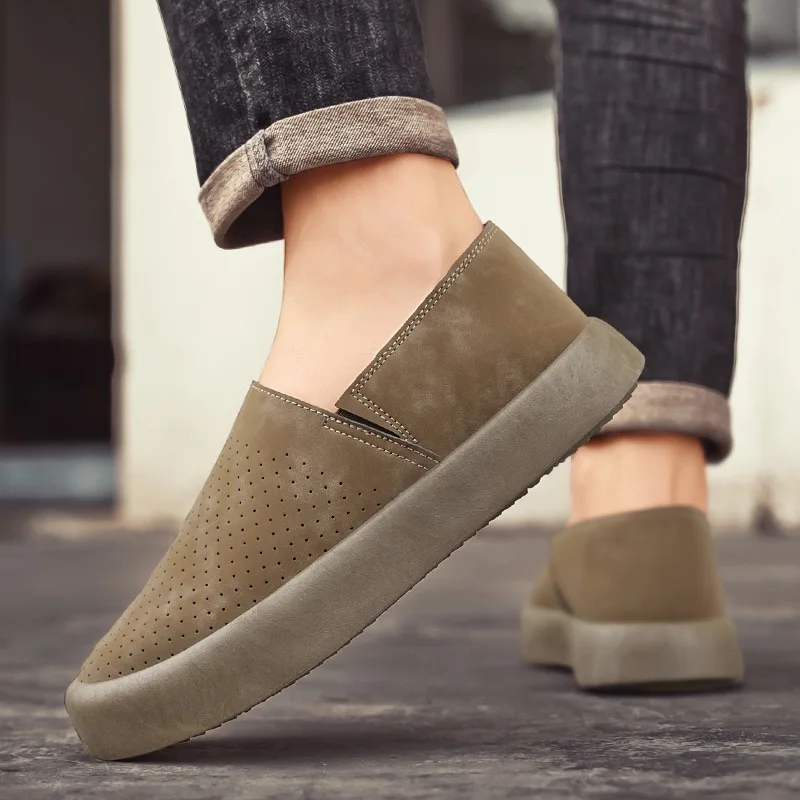 Men's Loafers 2025New Suede Casual Shoes Breathable Mesh Shoes for Men Comfortable Driving Shoe Moccasins Slip on Platform Shoes
Men's Loafers 2025New Suede Casual Shoes Breathable Mesh Shoes for Men Comfortable Driving Shoe Moccasins Slip on Platform Shoes