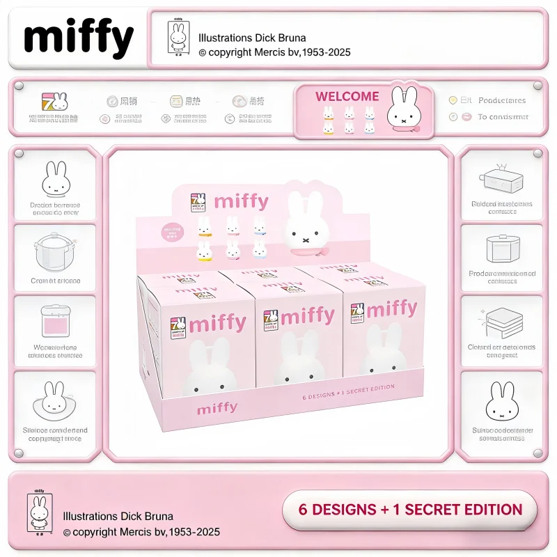Miffy Silicone Packaging Blind Box Doll Money Bag Pendant Earphone Accessory Storage Bag Charm Collectible Gift Series Ornaments
Miffy Silicone Packaging Blind Box Doll Money Bag Pendant Earphone Accessory Storage Bag Charm Collectible Gift Series Ornaments