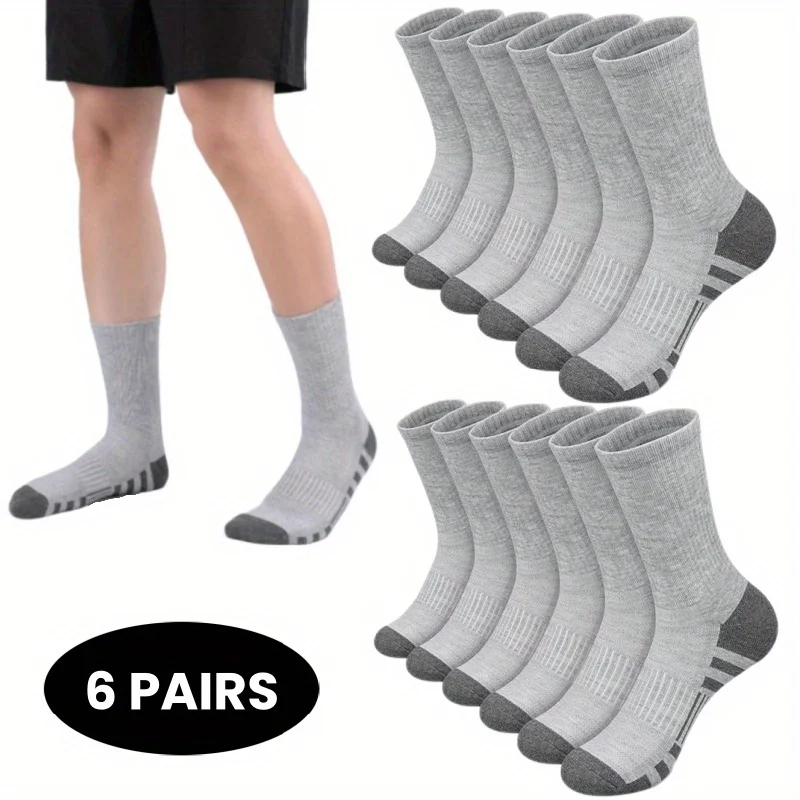 6 pairs of comfortable thick sports socks, running socks, sports calf socks, men's and women's high-performance cushioning
6 pairs of comfortable thick sports socks, running socks, sports calf socks, men's and women's high-performance cushioning