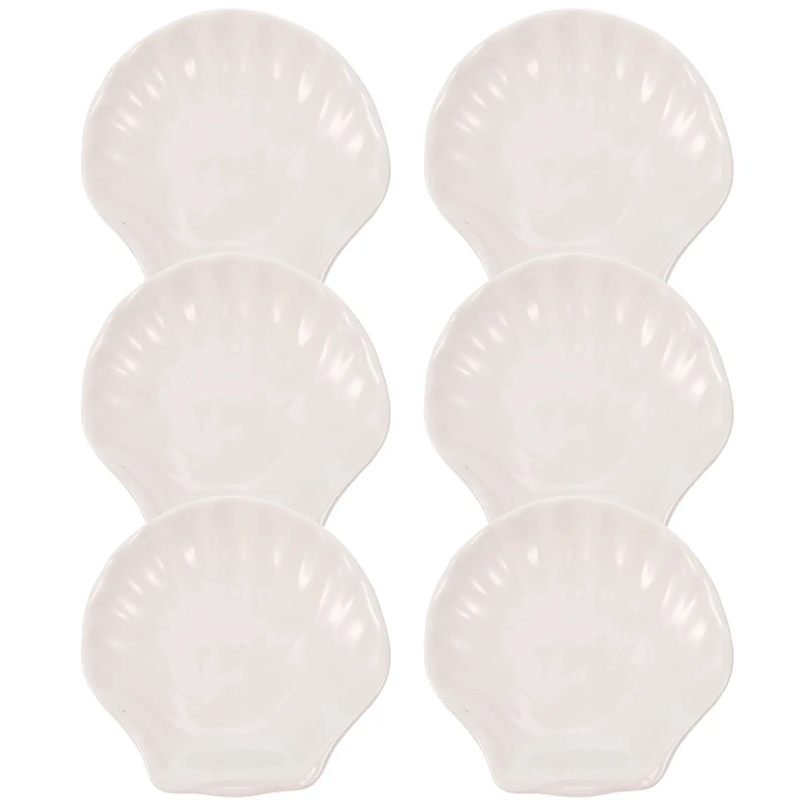 6Pcs Ceramic Fruit Plate Scallop Edge Dish Small Serving Tray for Snacks Jewelry Storage Outdoor Picnic Western Food
6Pcs Ceramic Fruit Plate Scallop Edge Dish Small Serving Tray for Snacks Jewelry Storage Outdoor Picnic Western Food
