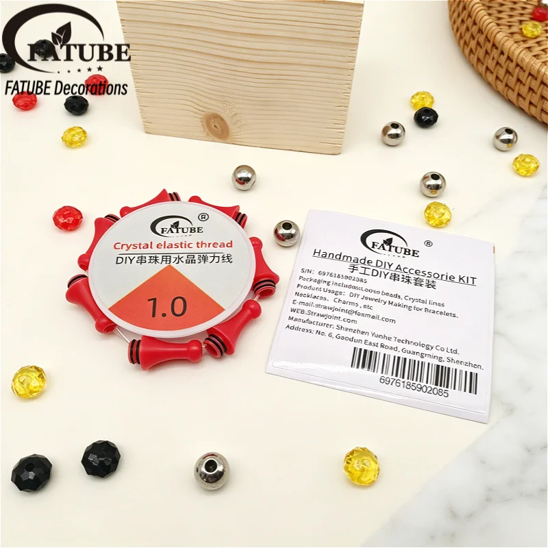 FATUBE Handmade DIY Accessorie Kit Spacer Beads Metal Plastic Loose Beads with Elastic Thread for Bracelets Necklaces Making
FATUBE Handmade DIY Accessorie Kit Spacer Beads Metal Plastic Loose Beads with Elastic Thread for Bracelets Necklaces Making