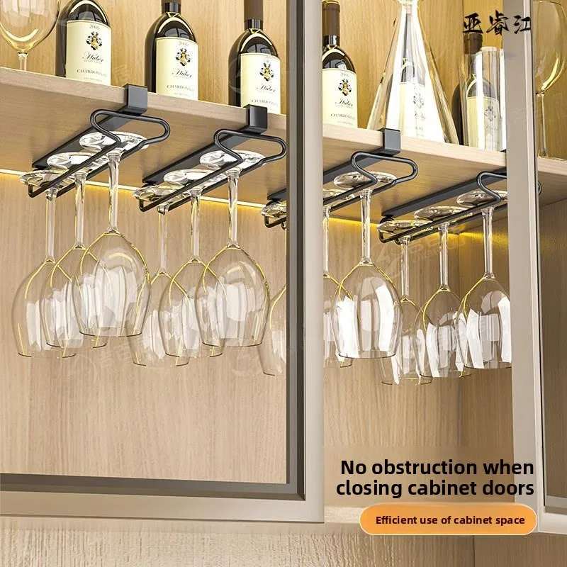 Innovative Inverted Wine Glass Rack No Drilling Required Hanging Highball Cup under Cabinet Home Storage Shelf Organizer White
Innovative Inverted Wine Glass Rack No Drilling Required Hanging Highball Cup under Cabinet Home Storage Shelf Organizer White