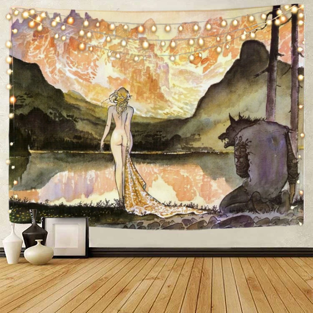 Bathing and Swimming in the Girl River with Back Illustration, Background Decoration, tapestry, Home Background Wall Decoration
Bathing and Swimming in the Girl River with Back Illustration, Background Decoration, tapestry, Home Background Wall Decoration