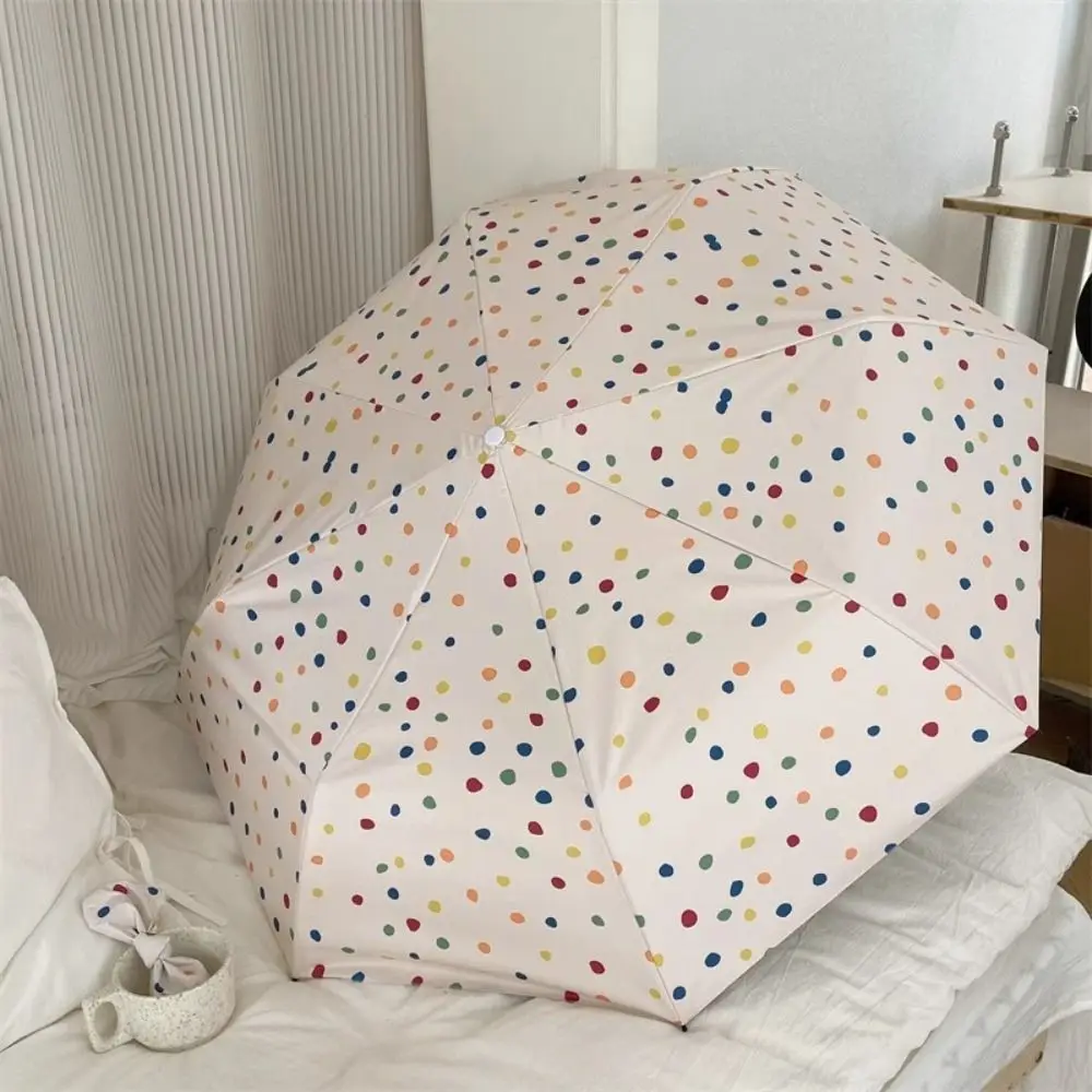 Vinyl Automatic Umbrella UV Protection Windproof UV Protection Umbrella Durable Portable Mini Polka Dot Umbrella Daily
Vinyl Automatic Umbrella UV Protection Windproof UV Protection Umbrella Durable Portable Mini Polka Dot Umbrella Daily
