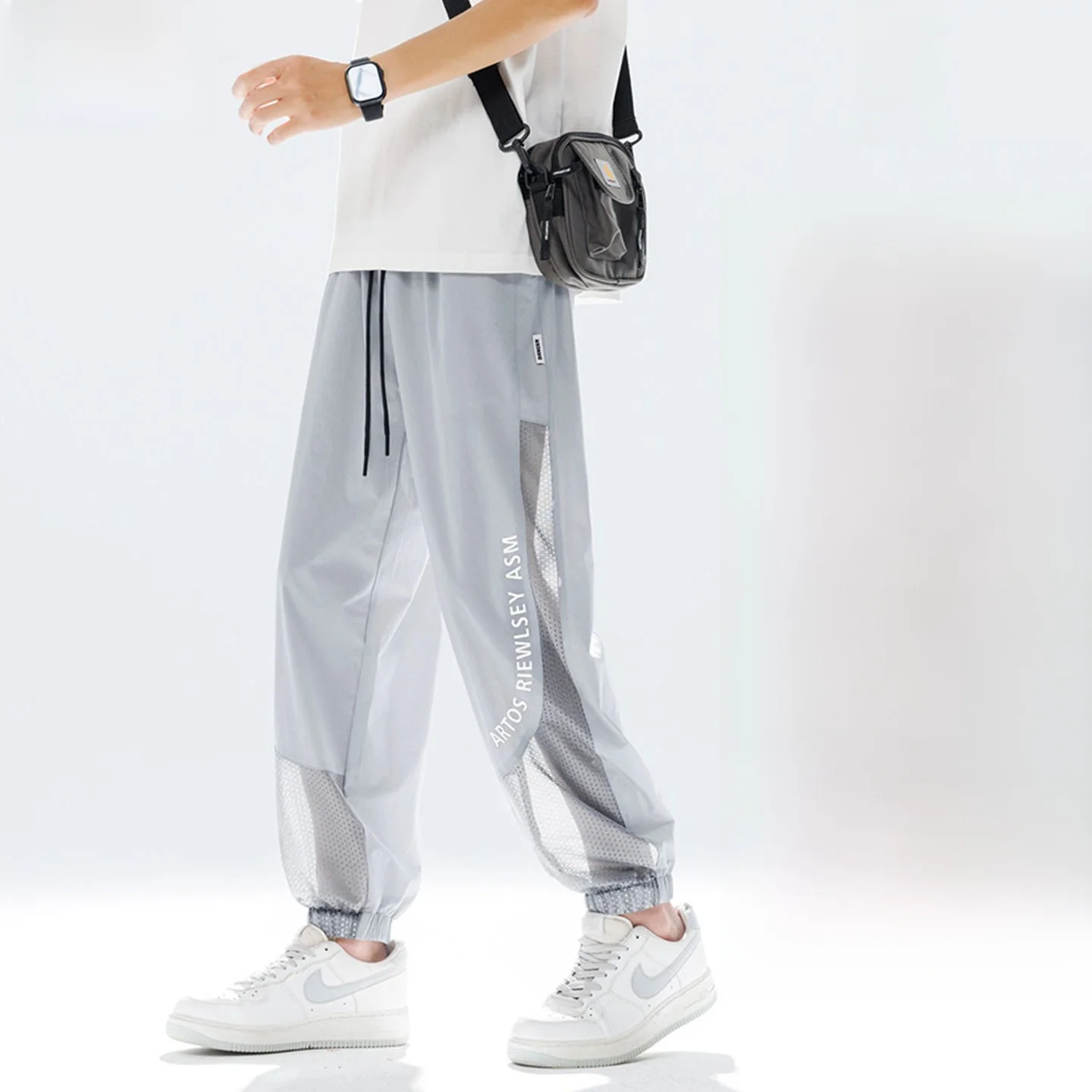 Spirit Men's Summer Ice Silk Qui Dry Thin Sport Pants Breathable Me Loose Fit Cuffed Leisure Trousers Polyester Fiber
Spirit Men's Summer Ice Silk Qui Dry Thin Sport Pants Breathable Me Loose Fit Cuffed Leisure Trousers Polyester Fiber