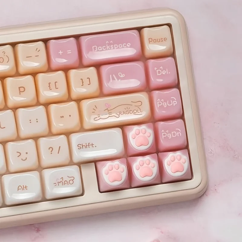 Furry keycap,New keycaps,Cute semi-transparent doll cat keycap,148KeyPBTKeycap set,Designed specifically for mechanical keyboard
Furry keycap,New keycaps,Cute semi-transparent doll cat keycap,148KeyPBTKeycap set,Designed specifically for mechanical keyboard