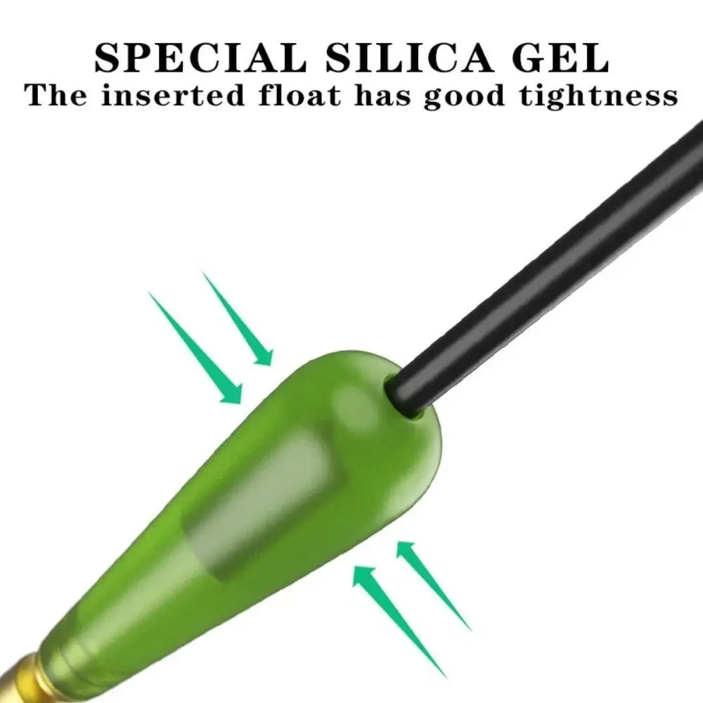 20pcs Silicone Fishing Floats Seat Copper Head Ball Bearing Fishing Bobber Float Electroplating Durable Sub-Line Clamp Connector
20pcs Silicone Fishing Floats Seat Copper Head Ball Bearing Fishing Bobber Float Electroplating Durable Sub-Line Clamp Connector