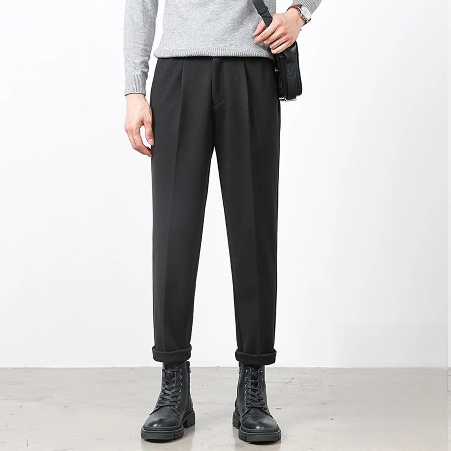 Мужские повседневные брюки прямого кроя больших размеров для осени и зимы, немнущиеся, не требующие глажки, для города, модные, стильные, длинные
Мужские повседневные брюки прямого кроя больших размеров для осени и зимы, немнущиеся, не требующие глажки, для города, модные, стильные, длинные