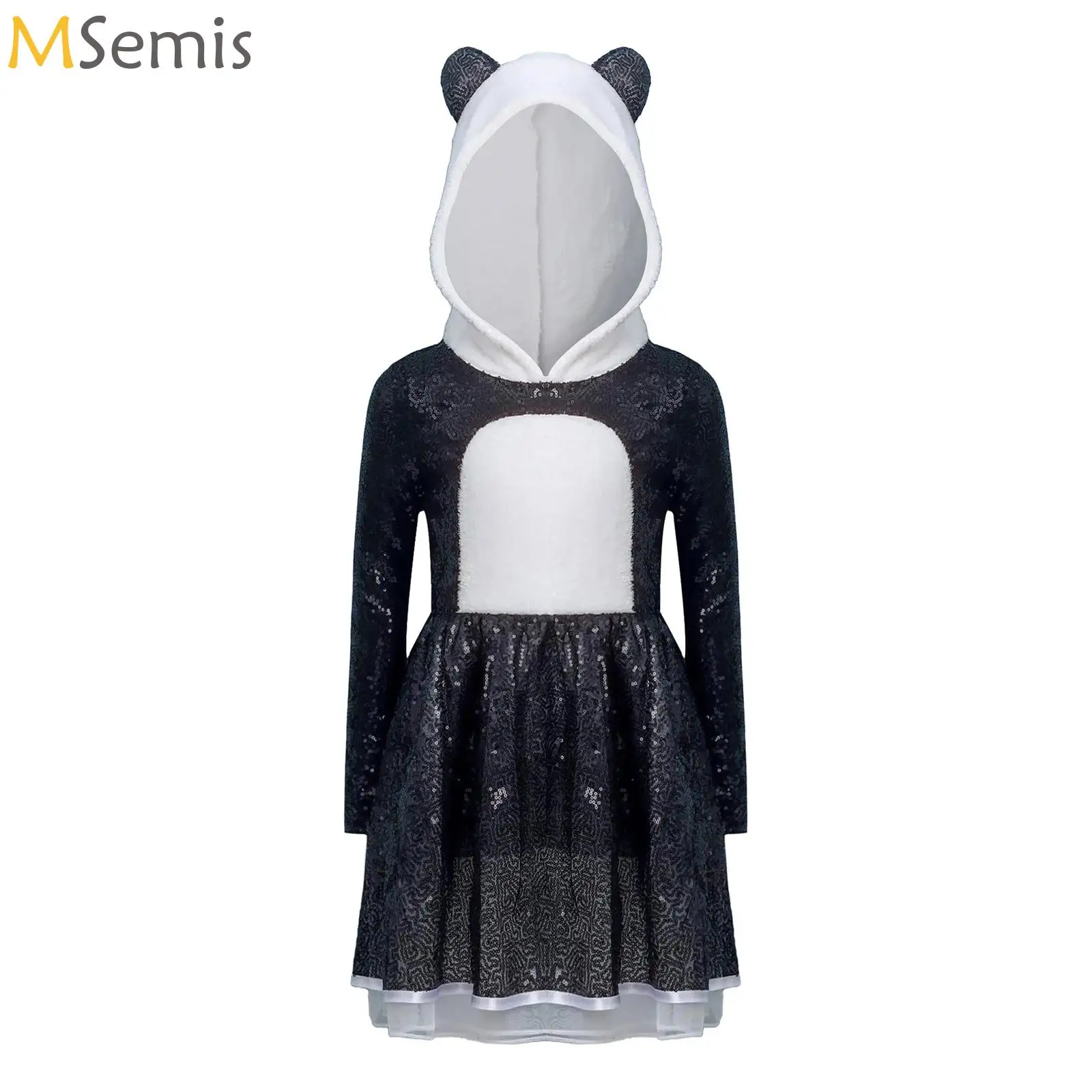 Girls Jazz Ballet Dance Dress Shiny Sequins Gymnastics Dress Panda Theme Costume Stage Performance Tutu Dancewear
Girls Jazz Ballet Dance Dress Shiny Sequins Gymnastics Dress Panda Theme Costume Stage Performance Tutu Dancewear
