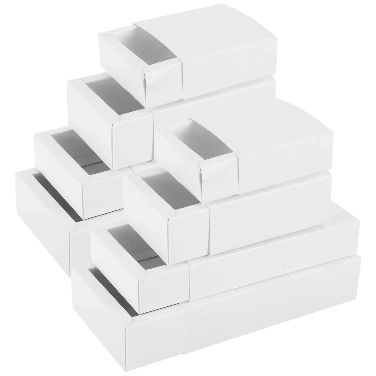 8 Pcs Folding Paper Boxes 6 5x6 5x3cm 9x6x4cm 14x7x3cm 15x8x4cm White Cardboard Gift Boxes for Party Wedding Birthday Christmas
8 Pcs Folding Paper Boxes 6 5x6 5x3cm 9x6x4cm 14x7x3cm 15x8x4cm White Cardboard Gift Boxes for Party Wedding Birthday Christmas