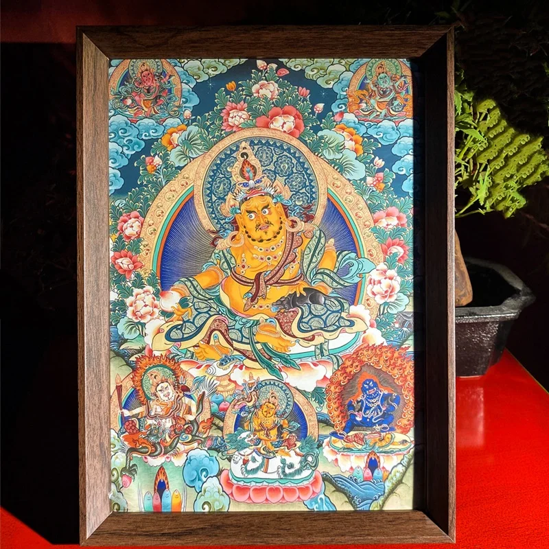 Tangka Yellow God of Wealth Buddha Statue Hanging Painting Desktop Ornament Feng Shui Wealth Decoration Painting
Tangka Yellow God of Wealth Buddha Statue Hanging Painting Desktop Ornament Feng Shui Wealth Decoration Painting