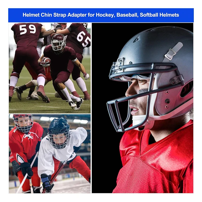 A48F-61 Pcs Football Helmet Repair Kit Portable J Clips Visor Clips Rubber Gasket Screw Nuts Helmet Replacement Parts
A48F-61 Pcs Football Helmet Repair Kit Portable J Clips Visor Clips Rubber Gasket Screw Nuts Helmet Replacement Parts