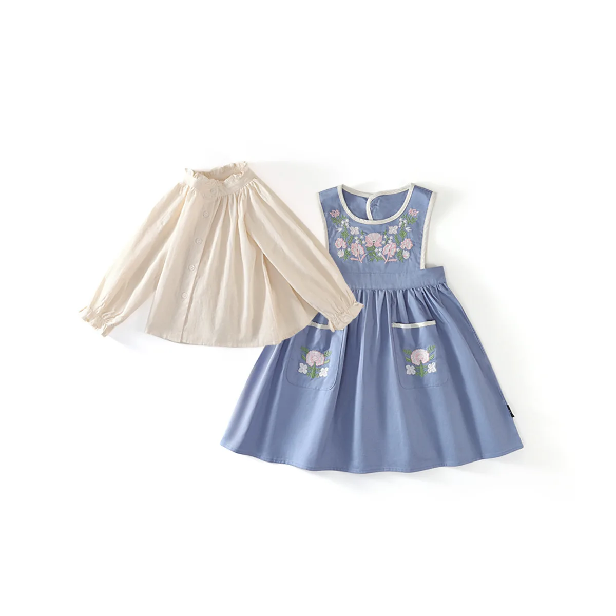 Children's Dress 2025 Spring and Autumn French Retro Style Heavy Industry Embroidered Girls' Shirt Two-piece Princess Dress
Children's Dress 2025 Spring and Autumn French Retro Style Heavy Industry Embroidered Girls' Shirt Two-piece Princess Dress
