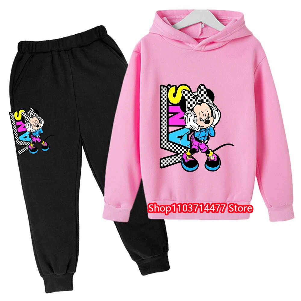 Minnie Mouse Clothes Set For Baby Girls With Autumn Winter Suit Mickey Mouse Toddler Kid Hoodies Set Infant Boy Clothing
Minnie Mouse Clothes Set For Baby Girls With Autumn Winter Suit Mickey Mouse Toddler Kid Hoodies Set Infant Boy Clothing
