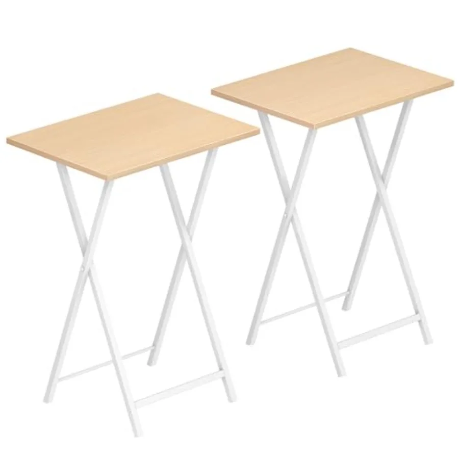 Folding TV Tray Tables Set of 2 Side Table for Small Space Industrial Snack Tables for Eating at Couch Stable Metal Frame Easy
Folding TV Tray Tables Set of 2 Side Table for Small Space Industrial Snack Tables for Eating at Couch Stable Metal Frame Easy