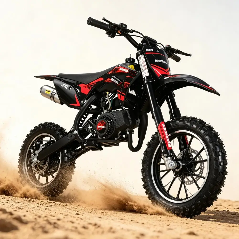 Kids Dirt Bike, 49CC 2-Stroke Gas Powered Motorcycle With Off-Rode Tire, 1.25KW Power Shock Absorption Mini Off-road Motorcycle
Kids Dirt Bike, 49CC 2-Stroke Gas Powered Motorcycle With Off-Rode Tire, 1.25KW Power Shock Absorption Mini Off-road Motorcycle
