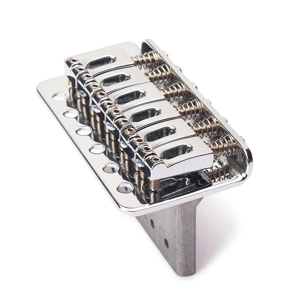 Bridge Kit Right Handed 6 String Flat St Saddle Single Tremolo System For Electric Guitar Silver Screw-In Arm Metal Finish
Bridge Kit Right Handed 6 String Flat St Saddle Single Tremolo System For Electric Guitar Silver Screw-In Arm Metal Finish