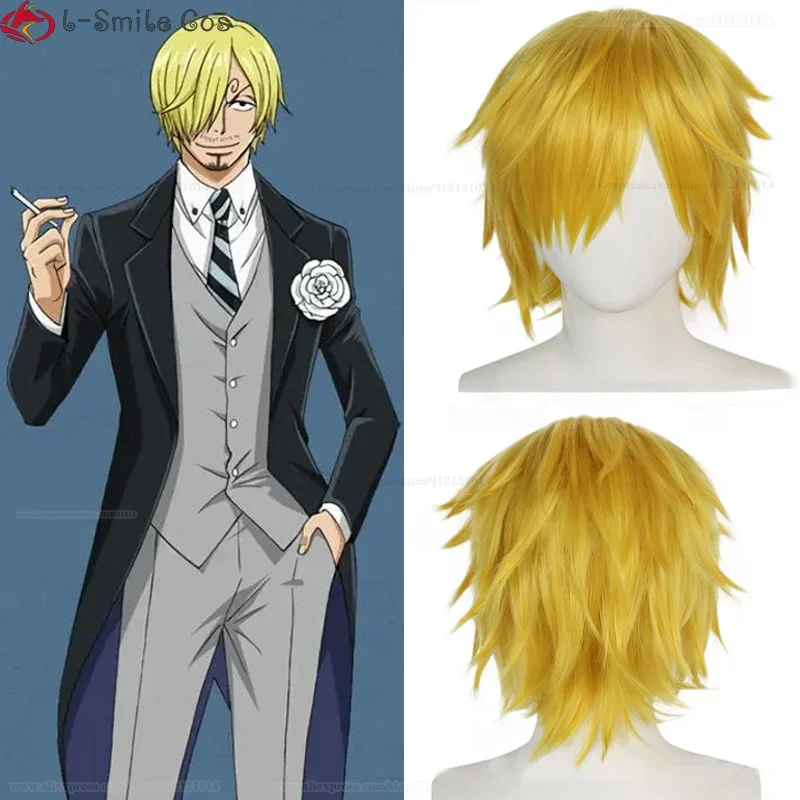 Sanji Cosplay Wig Anime Sanji Cosplay Short Golden Yellow Wig Heat Resistant Hair Halloween Party Men Wigs + Wig Cap
Sanji Cosplay Wig Anime Sanji Cosplay Short Golden Yellow Wig Heat Resistant Hair Halloween Party Men Wigs + Wig Cap