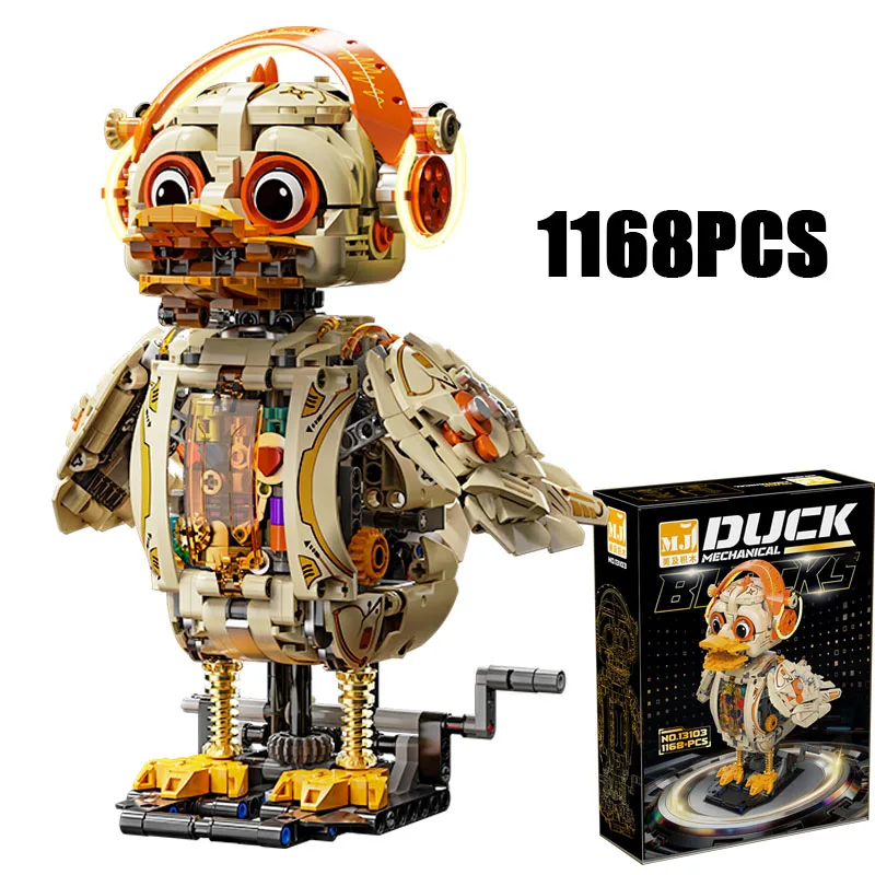 1168PCS Creative Mechanical Duck Model Building Blocks With LED Light Construction Bricks Toy The Perfect Gift For Family
1168PCS Creative Mechanical Duck Model Building Blocks With LED Light Construction Bricks Toy The Perfect Gift For Family