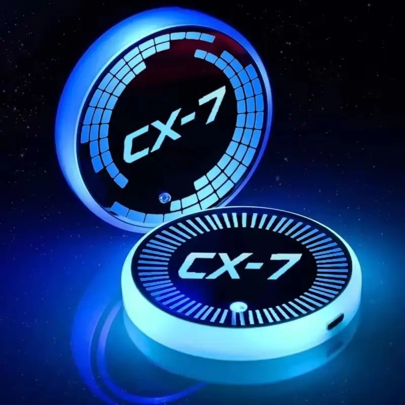 LED Car Luminous Water Cup Coaster Colorful Anti-Slip Coaster Lights for Mazda CX-7 CX7 Logo CX5 CX9 Atenza RX8 RX7 MX3
LED Car Luminous Water Cup Coaster Colorful Anti-Slip Coaster Lights for Mazda CX-7 CX7 Logo CX5 CX9 Atenza RX8 RX7 MX3