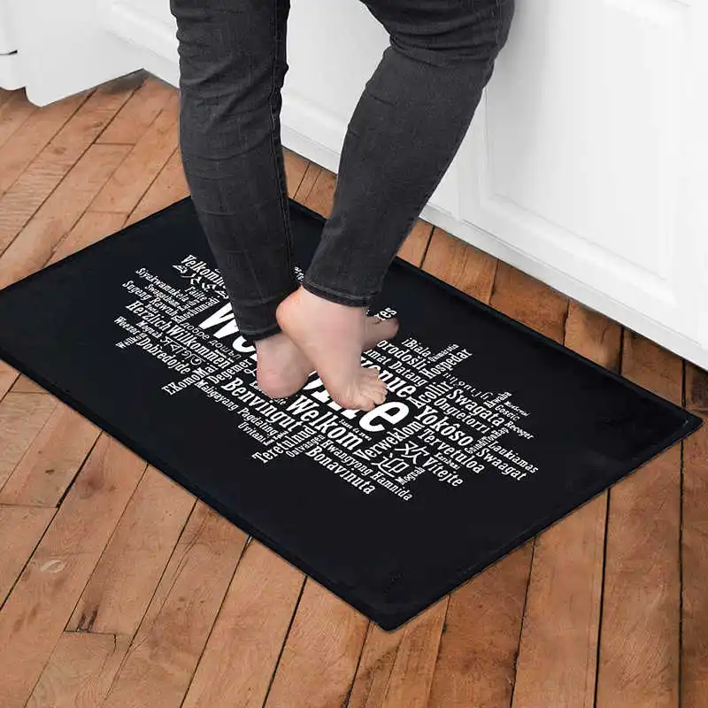 Welcome Doormat Entrance Door Mat Rug 40x60 50x80 Flannel Fabric Printed Anti Slip Hallway Floor Carpet Home Decoration
Welcome Doormat Entrance Door Mat Rug 40x60 50x80 Flannel Fabric Printed Anti Slip Hallway Floor Carpet Home Decoration