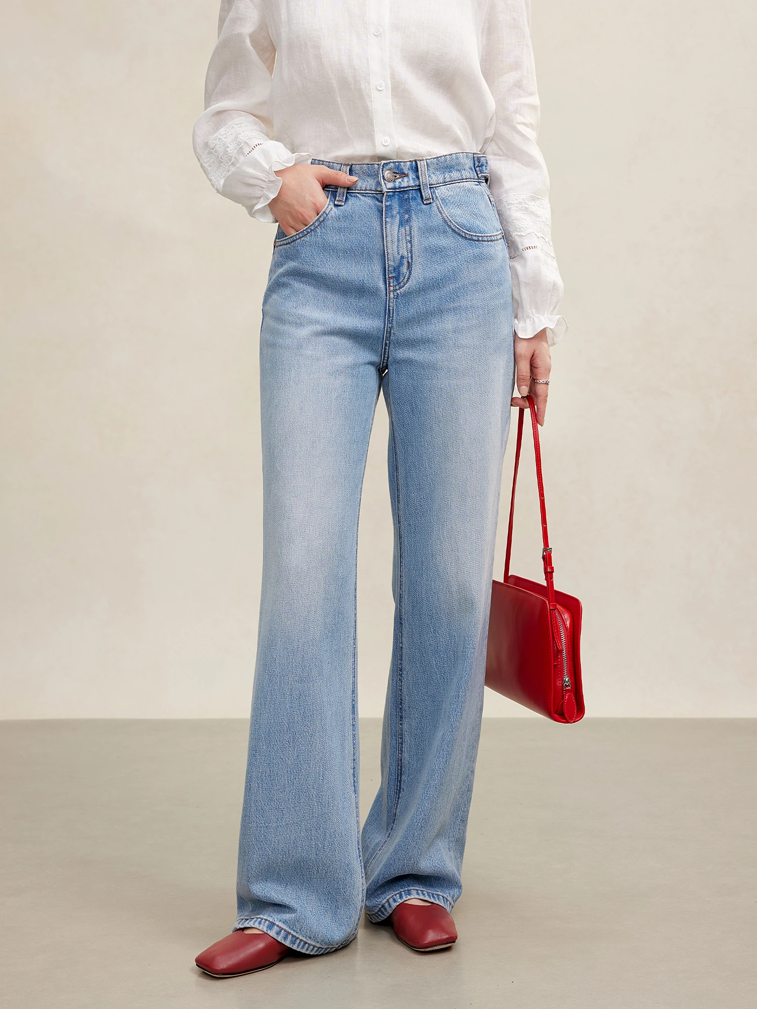 Ji Qiu Rui Xi High Twist Han Malt Lyocell Wide Leg Straight Jeans Comfortable Premium Quali Denim Pants Women's Faion
Ji Qiu Rui Xi High Twist Han Malt Lyocell Wide Leg Straight Jeans Comfortable Premium Quali Denim Pants Women's Faion