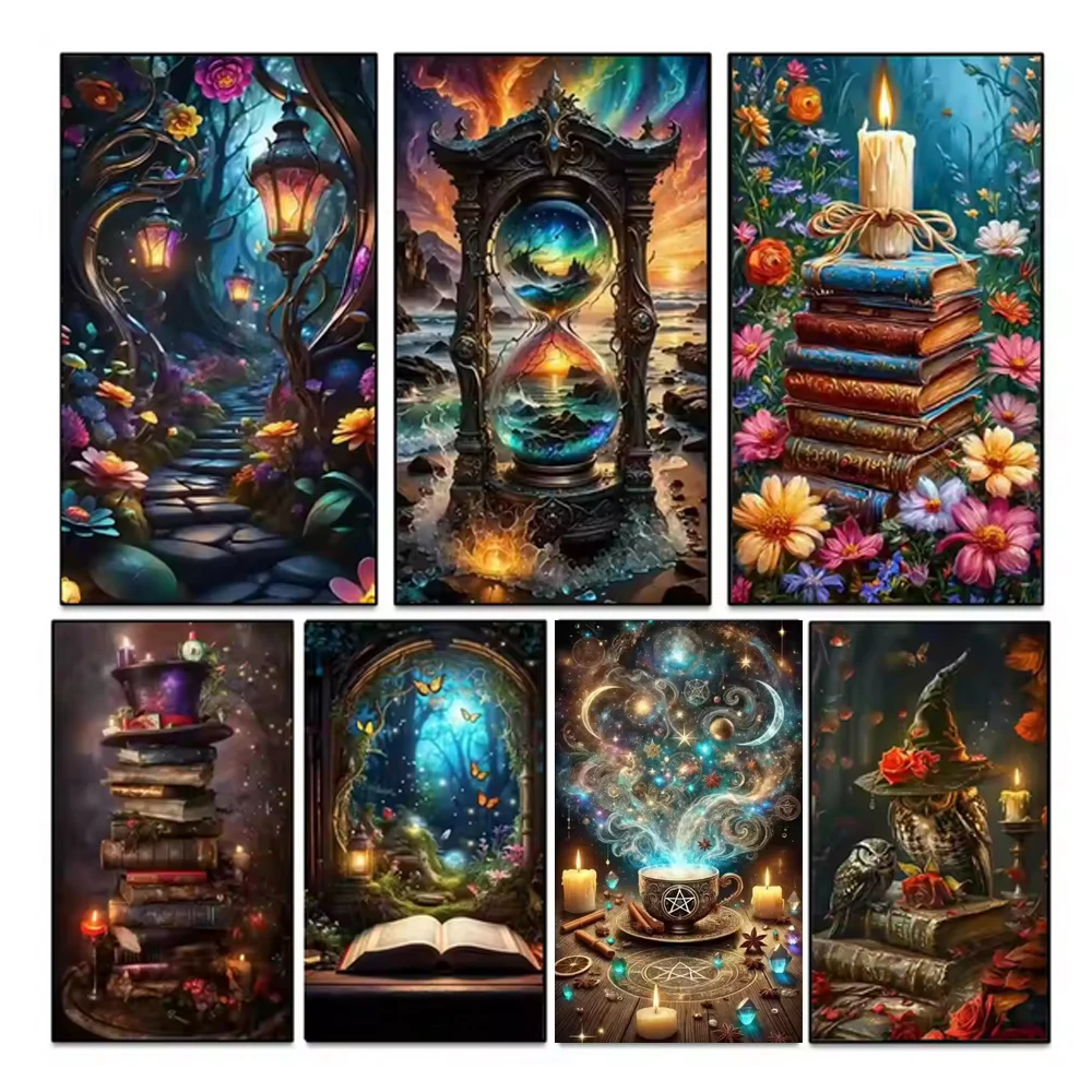 5D DIY Алмазная картина Набор для вышивки крестом Фэнтези Волшебные книги Полный квадратный круглый Алмазная мозаика Свеча Вышивка Украшение дома
5D DIY Алмазная картина Набор для вышивки крестом Фэнтези Волшебные книги Полный квадратный круглый Алмазная мозаика Свеча Вышивка Украшение дома