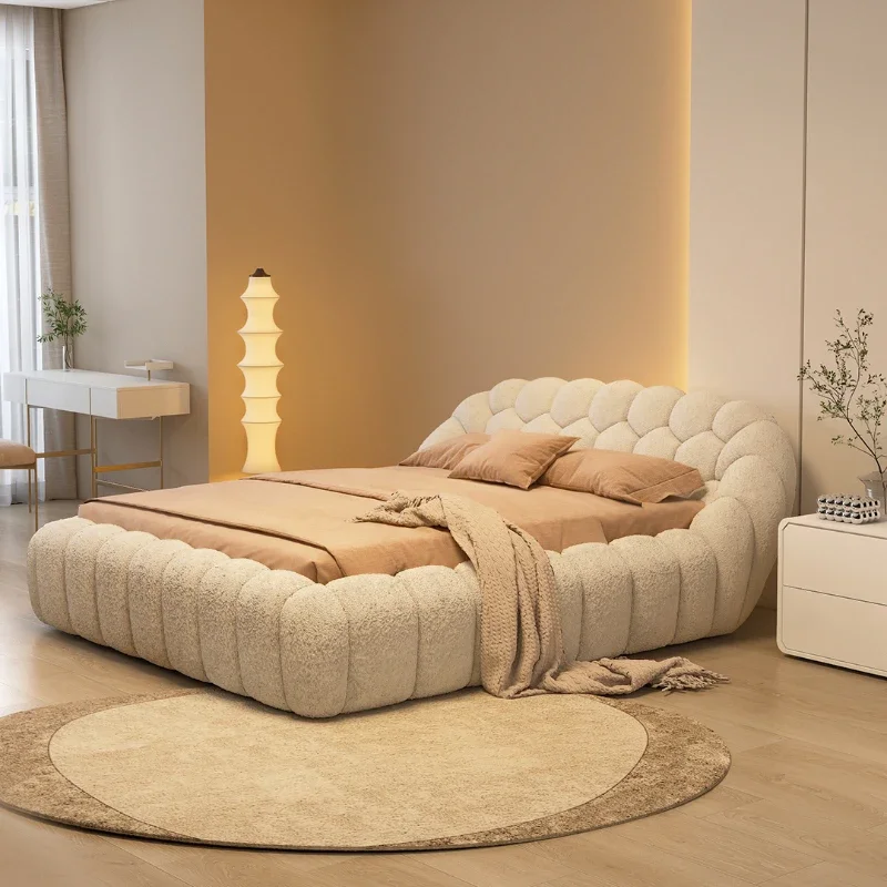 Japanese Style Soft Cloth Bed Bedroom Minimalist Modern Minimalist Bubble Bed
Japanese Style Soft Cloth Bed Bedroom Minimalist Modern Minimalist Bubble Bed